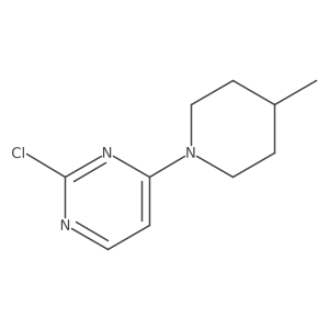 2-Chloro-4-(4-methylpiperidin-1-yl)pyrimidine Structure