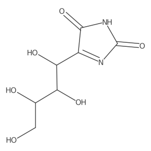 4-((1R,2R,3R)-1,2,3,4-Tetrahydroxybutyl)-1H-imidazole-2,5-dione结构式