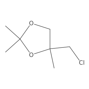 4-(Chloromethyl)-2,2,4-trimethyl-1,3-dioxolane结构式