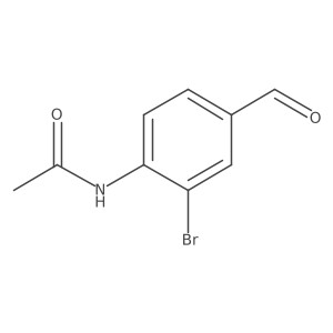 4-Acetamido-3-bromobenzaldehyde结构式