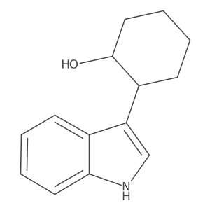 2-(1H-Indol-3-yl)cyclohexanol结构式