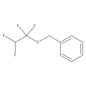 (Tetrafluoroethylthiomethyl)benzene结构式