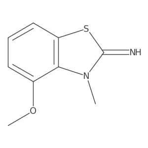 4-methoxy-3-methyl-1,3-benzothiazol-2(3H)-imine Structure