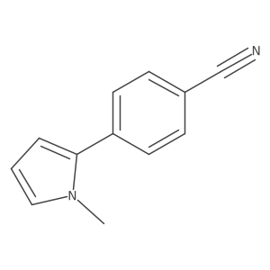 4-(1-Methyl-1H-pyrrol-2-yl)benzonitrile Structure