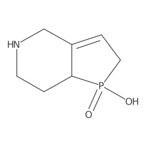 1-Hydroxy-1H,2H,4H,5H,6H,7H,7aH-1lambda5-phospholo[3,2-c]pyridin-1-one Structure