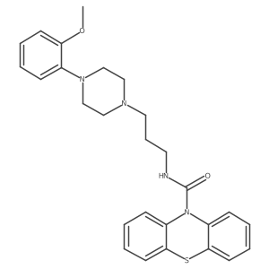 n-{3-[4-(2-Methoxyphenyl)piperazin-1-yl]propyl}-10h-phenothiazine-10-carboxamide Structure