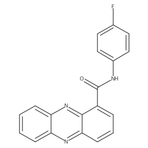 N-(4-fluorophenyl)phenazine-1-carboxamide Structure