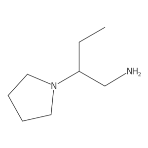 2-(Pyrrolidin-1-yl)butan-1-amine结构式