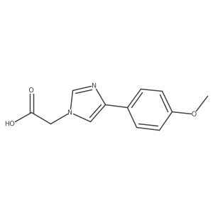 2-(4-(4-methoxyphenyl)-1H-imidazol-1-yl)acetic acid Structure