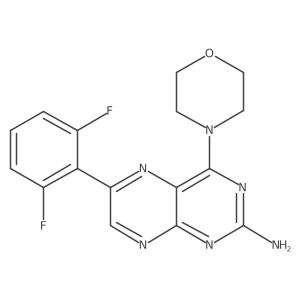 6-(2,6-Difluorophenyl)-4-(4-morpholinyl)-2-pteridinamine Structure