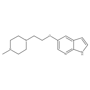 5-(2-(4-Methylpiperazin-1-yl)ethoxy)-1h-pyrrolo[2,3-b]pyridine Structure
