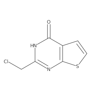 2-(Chloromethyl)thieno[2,3-d]pyrimidin-4(1H)-one Structure