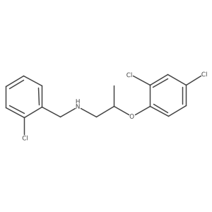 N-(2-Chlorobenzyl)-2-(2,4-dichlorophenoxy)-1-propanamine结构式