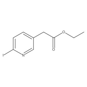 Ethyl 2-(6-iodopyridin-3-yl)acetate Structure