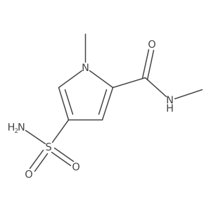 N,1-dimethyl-4-sulfamoyl-1H-pyrrole-2-carboxamide Structure