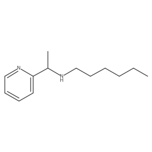 Hexyl[1-(pyridin-2-yl)ethyl]amine Structure
