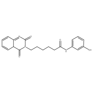 6-(2,4-dioxo-4aH-quinazolin-3-yl)-N-(3-hydroxyphenyl)hexanamide Structure