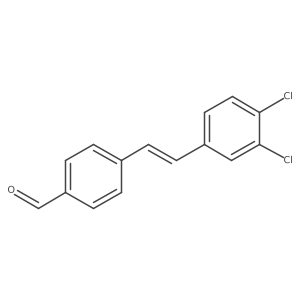 4-[2-(3,4-Dichlorophenyl)ethenyl]benzaldehyde Structure