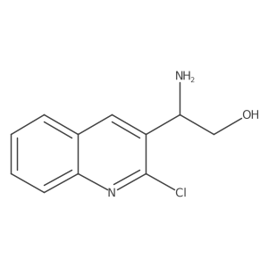 (2S)-2-amino-2-(2-chloroquinolin-3-yl)ethan-1-ol Structure