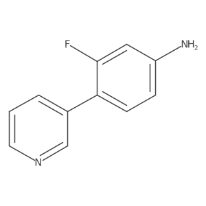 3-Fluoro-4-(pyridin-3-yl)aniline Structure