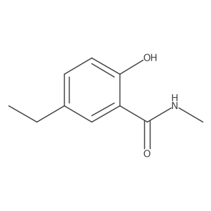 5-Ethyl-2-hydroxy-N-methylbenzamide Structure