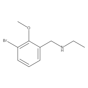 [(3-Bromo-2-methoxyphenyl)methyl](ethyl)amine结构式