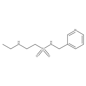 2-(Ethylamino)-N-(3-pyridinylmethyl)ethanesulfonamide结构式