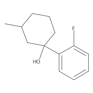 1-(2-Fluorophenyl)-3-methylcyclohexan-1-ol结构式