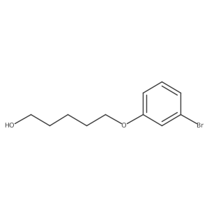5-(3-Bromophenoxy)pentan-1-ol Structure