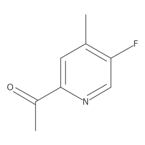 1-(5-Fluoro-4-methylpyridin-2-yl)ethan-1-one结构式