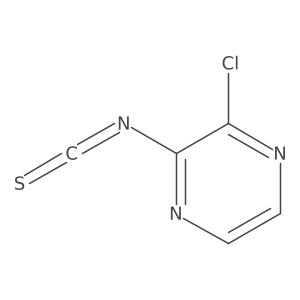 2-Chloro-3-isothiocyanatopyrazine Structure