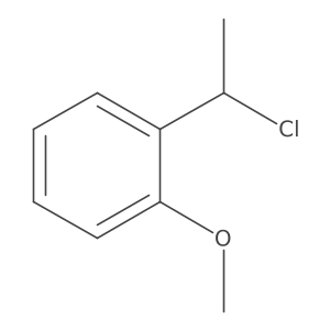 1-(1-Chloroethyl)-2-methoxybenzene结构式