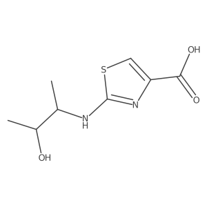 2-(3-Hydroxybutan-2-ylamino)thiazole-4-carboxylic acid Structure