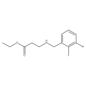 Ethyl 3-{[(2,3-difluorophenyl)methyl]amino}propanoate Structure