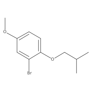 2-Bromo-4-methoxy-1-(2-methylpropoxy)benzene结构式