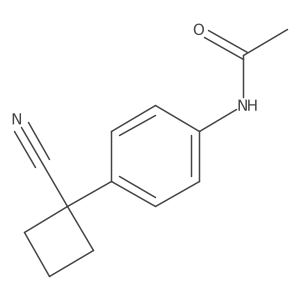 N-[4-(1-cyanocyclobutyl)phenyl]acetamide结构式