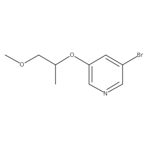 3-Bromo-5-(1-methoxypropan-2-yloxy)pyridine Structure