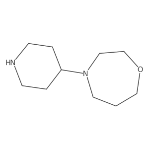 4-(Piperidin-4-yl)-1,4-oxazepane Structure