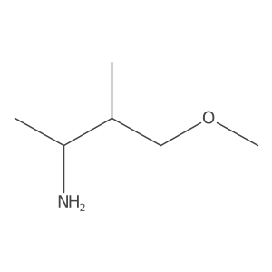 4-Methoxy-3-methylbutan-2-amine Structure