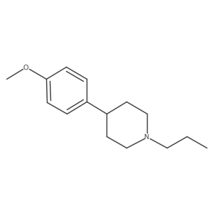4-(4-Methoxyphenyl)-1-propylpiperidine Structure