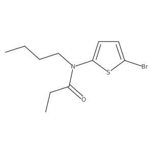 N-(5-Bromothiophen-2-yl)-N-butylpropanamide结构式