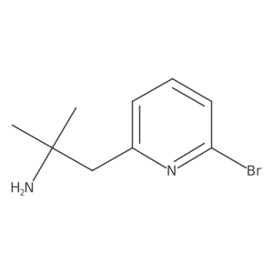 1-(6-Bromopyridin-2-YL)-2-methylpropan-2-amine结构式