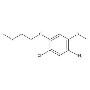 4-Butoxy-5-chloro-2-methoxyaniline结构式