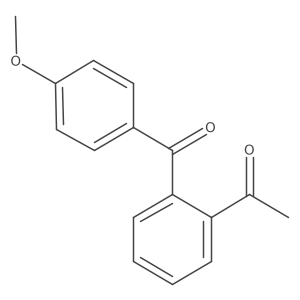 1-[2-(4-methoxybenzoyl)phenyl]Ethanone Structure
