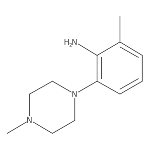 2-Methyl-6-(4-methylpiperazin-1-yl)aniline Structure