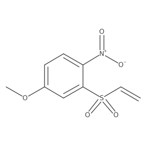 2-(Ethenesulfonyl)-4-methoxy-1-nitrobenzene结构式
