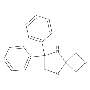 7,7-Diphenyl-2,5-dioxa-8-azaspiro[3.4]octane Structure