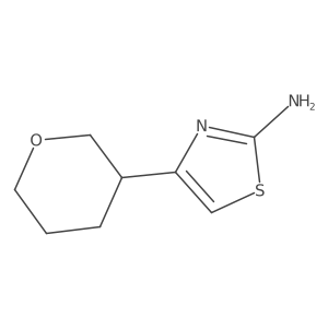 4-(Oxan-3-yl)-1,3-thiazol-2-amine Structure