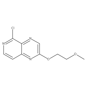 2-(2-Methoxyethoxy)-5-chloropyrido[3,4-b]pyrazine结构式