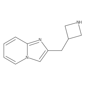 3-({Imidazo[1,2-a]pyridin-2-yl}methyl)azetidine Structure